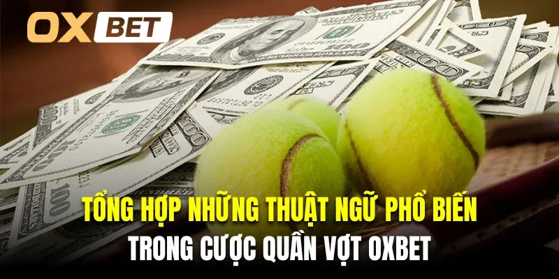 Tổng hợp thuật ngữ đặc biệt trong thể loại cá độ quần vợt Oxbet